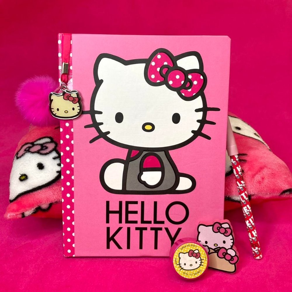 Sanrio Hello Kitty Polka Dot Journal Diary